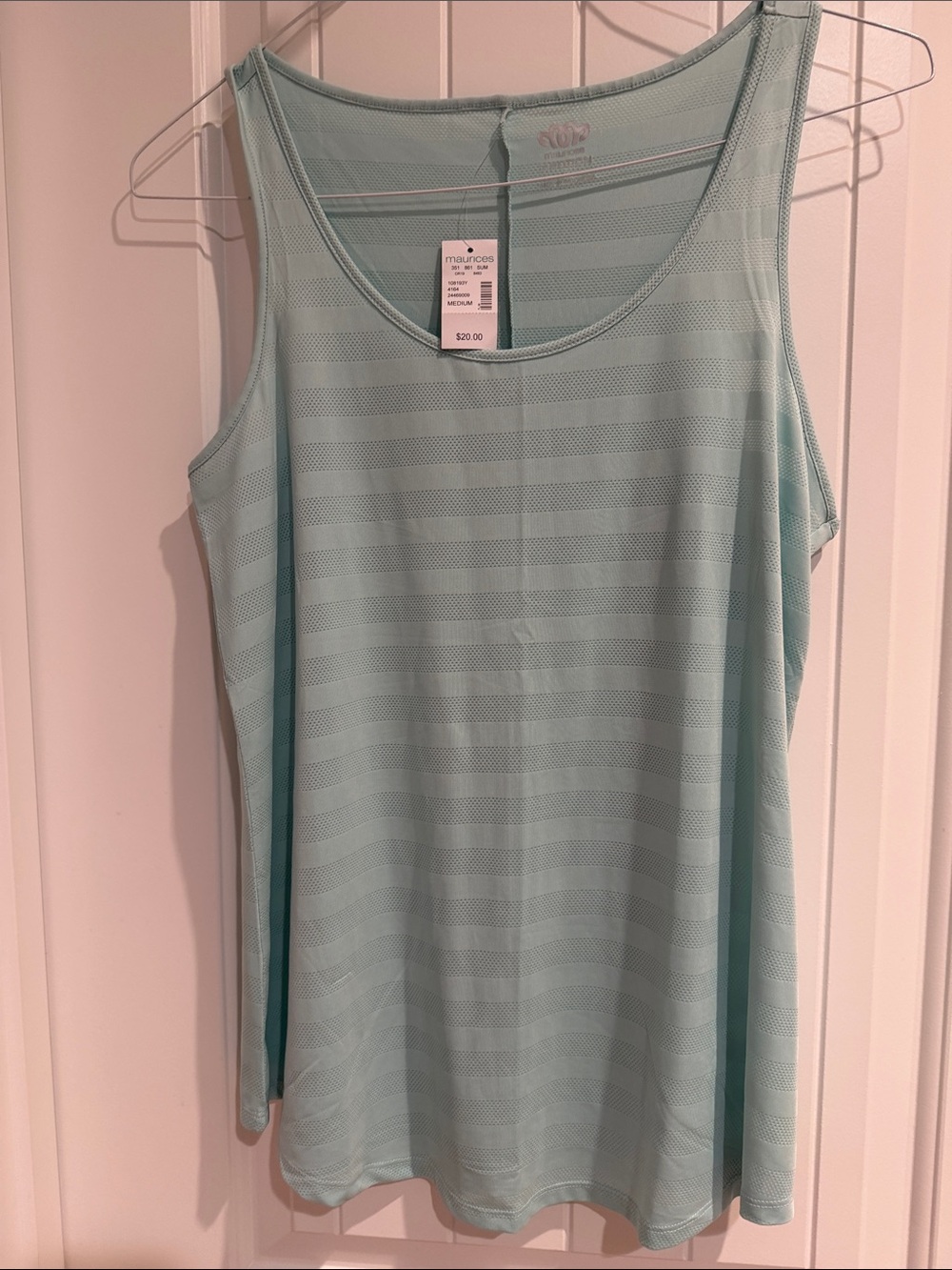 Maurices Light Mint Sleeveless Tank Top